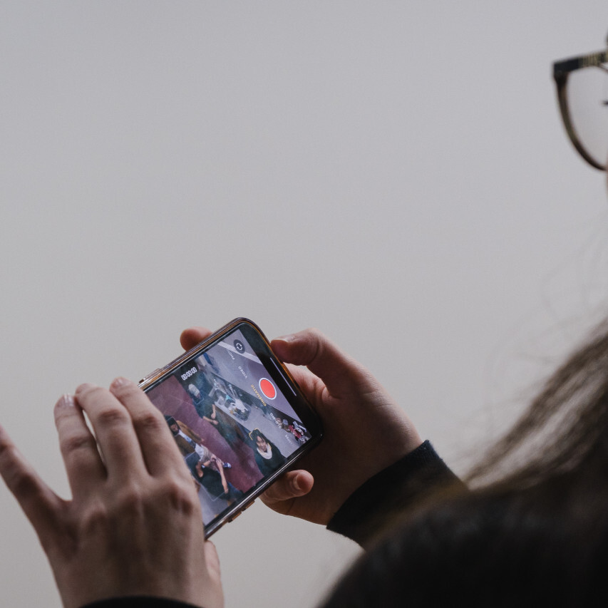 Filming with a camera phone